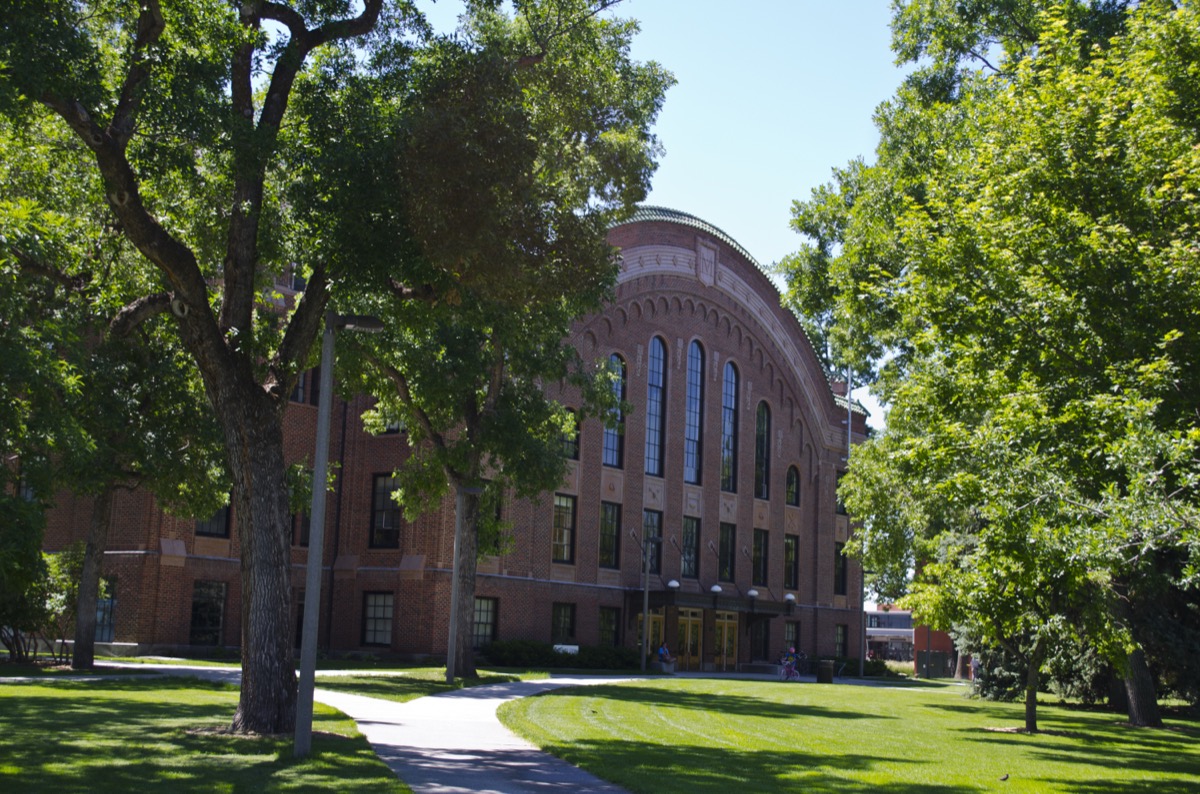 Exterior of the campus wellness and fitness center